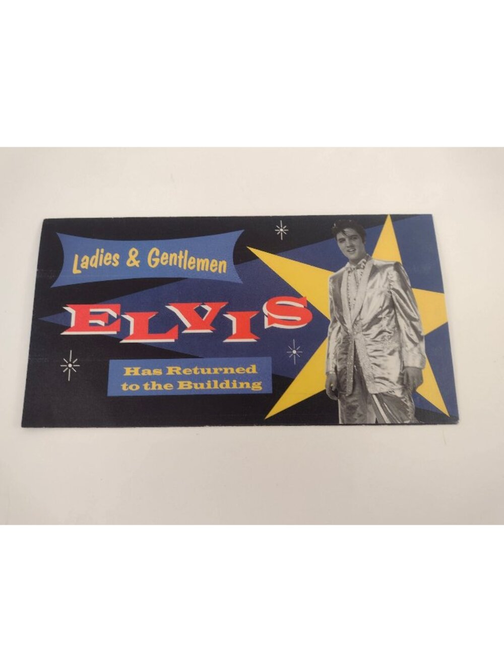 Elvis Presley Legend Rock N Roll Advertisement Ad Stamp Book CD Cassette Poster